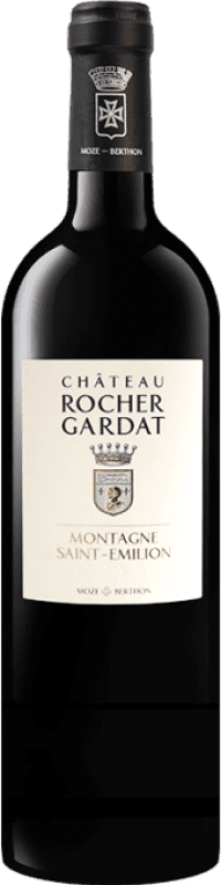 29,95 € Envio grátis | Vinho Tinto Moze-Berthon Château Rocher Gardat A.O.C. Montagne Saint-Émilion