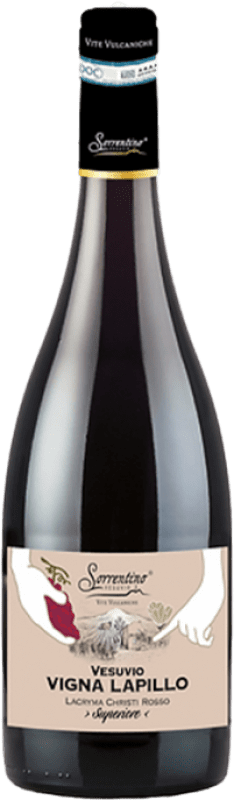 Envío gratis | Vino Tinto Tenuta Sorrentino Vigna Lapillo D.O.C. Vesuvio Campania Italia Aglianico, Piedirosso 75 cl