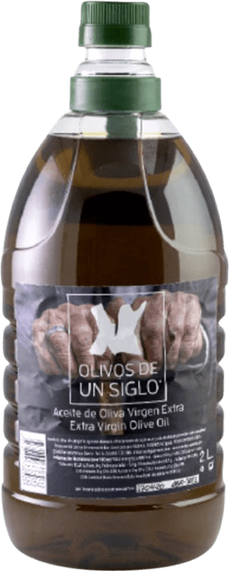 Free Shipping | Olive Oil Olivos de un Siglo PET Jaén Spain Picual Carafe 2 L
