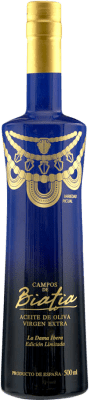 24,95 € | Aceite de Oliva Campos de Biatia La Dama Íbera Edición Limitada Azul Jaén España Picual Botella Medium 50 cl