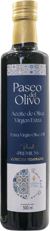 Envío gratis | Aceite de Oliva Paseo del Olivo Cosecha Temprana, AOVE Virgen Extra Jaén España Picual Botella Medium 50 cl