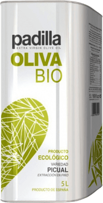 Kostenloser Versand | Olivenöl Padilla E-NOL Extra Nativ Jaén Spanien Picual Eco — Biologisch Spezialdose 5 L