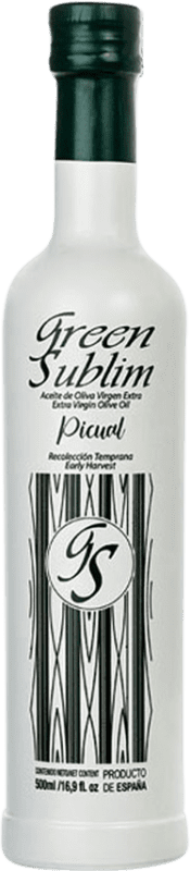 Envoi gratuit | Huile d'Olive Green Sublim HOVE Vierge Extra Jaén Espagne Picual Bouteille Medium 50 cl