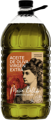 オリーブオイル María Bellido Picual — ピクアル EVOO エキストラバージン ポリタンク 5 L PET — ペット