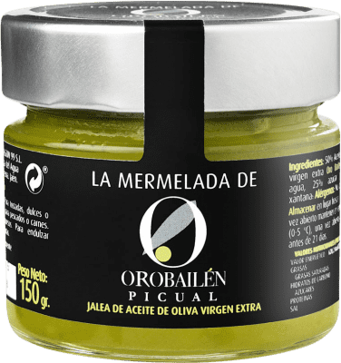 6,95 € | Aceite de Oliva Oro Bailén Mermelada AOVE Virgen Extra Jaén España Picual Tarro 15 cl 150 g