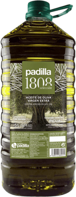 オリーブオイル Padilla 1808 Picual — ピクアル セレクション, EVOO エキストラバージン ポリタンク 5 L PET — ペット