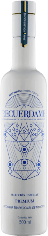 22,95 € Spedizione Gratuita | Olio d'Oliva Aceitex Recuérdame Primera Cosecha Bottiglia Medium 50 cl