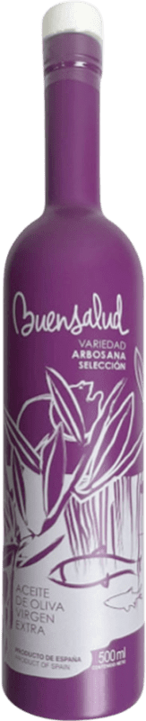 Spedizione Gratuita | Olio d'Oliva Buensalud Selezione, EVO Extra Vergine Jaén Spagna Arbosana Bottiglia Medium 50 cl