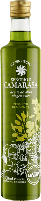 Spedizione Gratuita | Olio d'Oliva Señorío de Camarasa Recién Hecho Cosecha Temprana — Raccolta Precoce, EVO Extra Vergine Jaén Spagna Picual Bottiglia Medium 50 cl