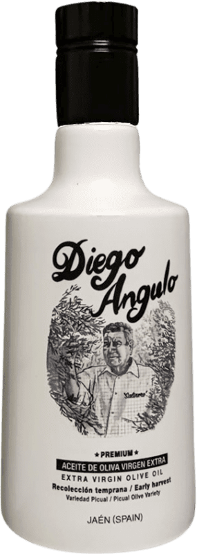 Envio grátis | Azeite de Oliva Diego Angulo AOVE Virgem Extra Reserva da Família Jaén Espanha Picual Garrafa Medium 50 cl