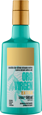 Envio grátis | Azeite de Oliva Aceitex Oro — Edição Ouro, Cosecha Temprana — Colheita Precoce, Verde, AOVE Virgem Extra Ciudad Real Espanha Picual Garrafa Medium 50 cl