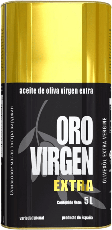 63,95 € | Azeite de Oliva Aceitex Oro Virgen Extra Jaén Espanha Picual Lata Especial 5 L