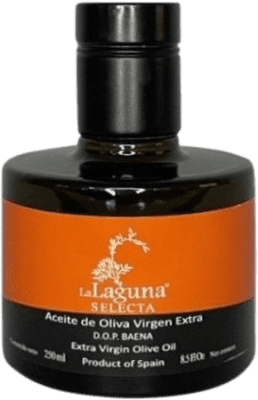 免费送货 | 盒装6个 橄榄油 Sucesores Hnos. López La Laguna Selecta Coupage — 调配, EVOO 特级初榨 D.O. Baena Córdoba 西班牙 小瓶装 25 cl