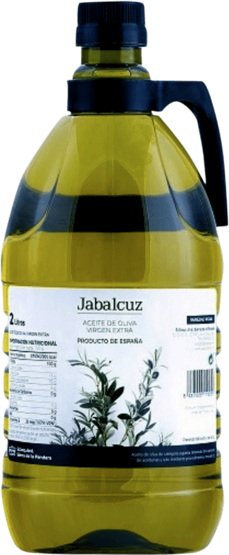 Free Shipping | Olive Oil Jabalcuz Classic, EVOO Extra Virgin Jaén Spain Picual Jerrycan 2 L PET