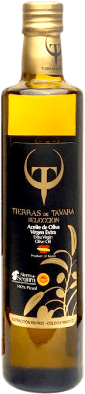 104,95 € Envoi gratuit | Boîte de 12 unités Huile d'Olive Tierras de Tavara Sélection, HOVE Vierge Extra D.O. Sierra de Segura Bouteille Medium 50 cl