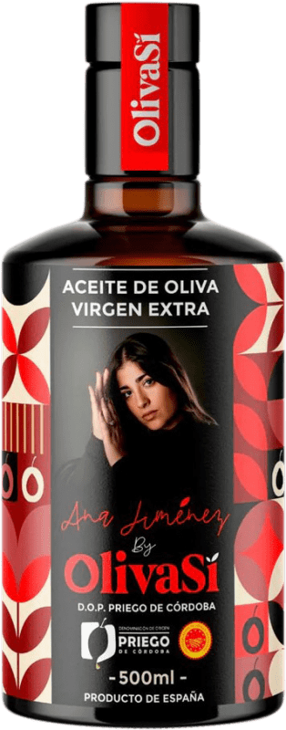 Envío gratis | Aceite de Oliva Oliva Sí Ana Jiménez Edición Limitada, AOVE Virgen Extra D.O.P. Priego de Córdoba España Eco — Ecológico Botella Medium 50 cl