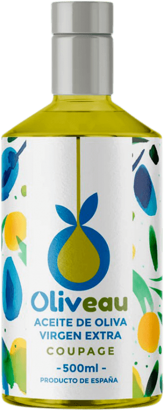 29,95 € Free Shipping | Olive Oil Oliveau EVOO Extra Virgin D.O.P. Priego de Córdoba Eco — Organic Medium Bottle 50 cl