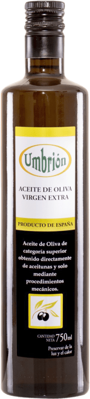 11,95 € | Оливковое масло Umbrión Virgen Extra Toledo Испания Arbequina 75 cl