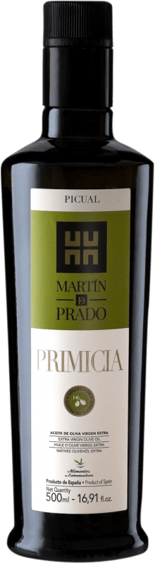 Free Shipping | Olive Oil Martín de Prado Primicia EVOO Extra Virgin Cáceres Spain Picual Medium Bottle 50 cl