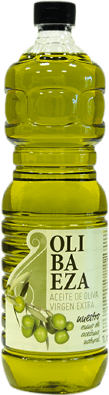 Free Shipping | Olive Oil Olibaeza Virgen Extra PET Jaén Spain Picual 1 L