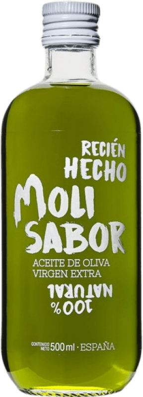 28,95 € Бесплатная доставка | Оливковое масло Oleícola Jaén Molisabor Primer Día de Cosecha — Первый день сбора урожая, ЭВО Экстра Вирджин Средняя бутылка 50 cl