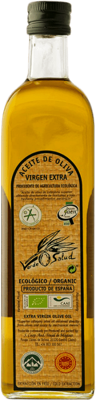 14,95 € | Huile d'Olive Trujal de Mágina Verde Salud Virgen Extra Ecológico D.O. Sierra Mágina Jaén Espagne Picual 75 cl