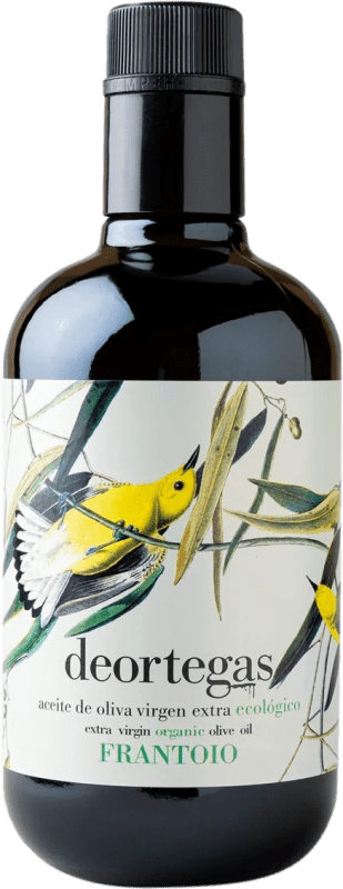 19,95 € | Olive Oil Deortegas EVOO Extra Virgin Region of Murcia Spain Frantoio Eco — Organic Medium Bottle 50 cl