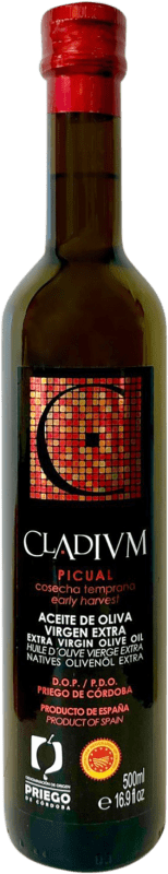 Envío gratis | Aceite de Oliva Arodén Hispania Cladium AOVE Virgen Extra D.O.P. Priego de Córdoba Córdoba España Picual Botella Medium 50 cl