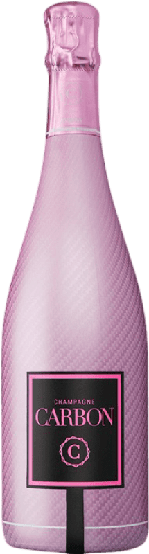 642,95 € Free Shipping | Rosé sparkling Carbon Fiber Fibra de Carbono Luminous Rosé A.O.C. Champagne Magnum Bottle 1,5 L