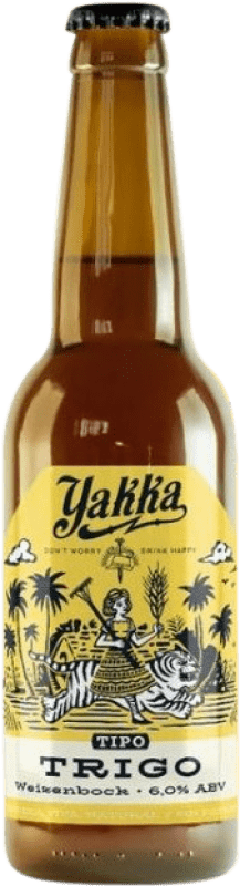 Envío gratis | Cerveza Yakka Región de Murcia España Botellín Tercio 33 cl Myrtille — Arándanos