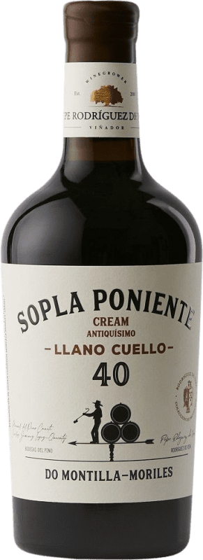 72,95 € Бесплатная доставка | Креплёное вино Pepe Rodríguez de Vera Sopla Poniente Llano Cuello Cream D.O. Montilla-Moriles бутылка Medium 50 cl