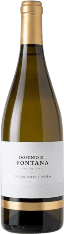 Бесплатная доставка | Красное вино Península Dominio de Fontana Chardonnay Viura D.O. Uclés Кастилья-Ла-Манча Испания Viura — Виура, Chardonnay — Шардоне 75 cl