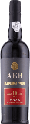 33,95 € | Vino Generoso Fortificado H&H Henriques & Henriques AEH Semi-Seco Semi-Dulce I.G. Madeira Madeira Portugal Boal 10 Años Botella Medium 50 cl