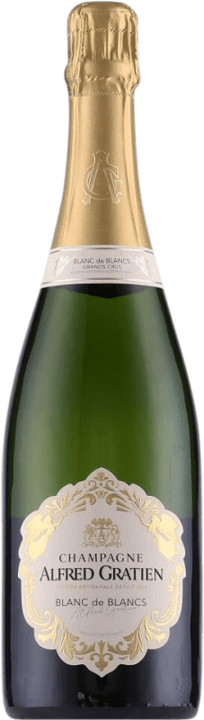 73,95 € Free Shipping | White Sparkling Wine Alfred Gratien Grand Cru Blanc de Blancs Dry A.O.C. Champagne