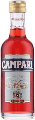 Envío gratis | Caja de 25 unidades Licores Campari Bitter Italia Botellín Miniatura 5 cl