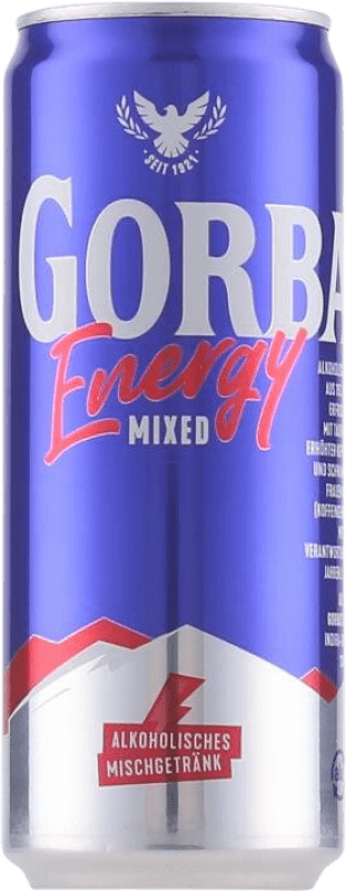5,95 € Free Shipping | Soft Drinks & Mixers Gorbatschow Wodka Mixed Energy Can 33 cl