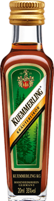 11,95 € Бесплатная доставка | Коробка из 12 единиц Травяной ликёр Kümmerling миниатюрная бутылка 2 cl