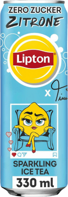 1,95 € | Bibite e Mixer Lipton Zitrone Ice Tea Sparkling Zero Germania Lattina 33 cl