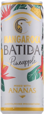 送料無料 | 12個入りボックス 飲み物とミキサー Mangaroca Batida Pineapple ブラジル アルミ缶 25 cl