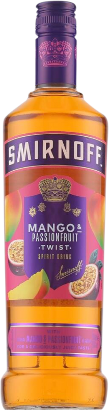13,95 € | Vodka Smirnoff Mango & Passionfruit Regno Unito 70 cl