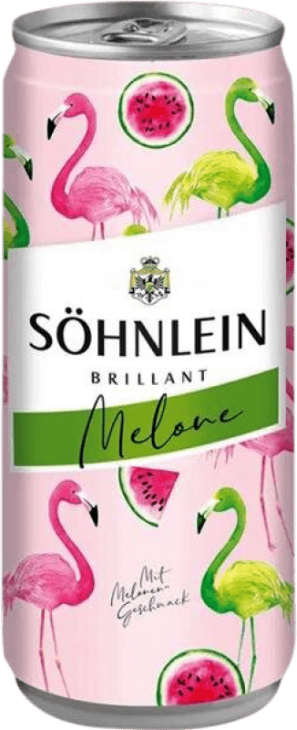 24,95 € Envoi gratuit | Boîte de 12 unités Vin Mousseux Blanc Söhnlein Brillant Brillant Melone Canette 20 cl