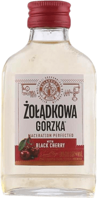 Бесплатная доставка | Ликёры Zoladkowa Black Cherry Польша миниатюрная бутылка 10 cl