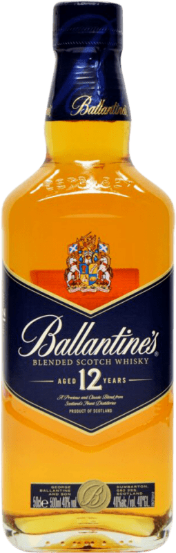 23,95 € Free Shipping | Whisky Blended Ballantine's 12 Years Medium Bottle 50 cl