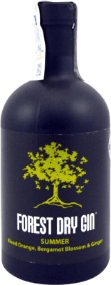 37,95 € | Genièvre Gin La Hanoudiere. Forest Summer France Bouteille Medium 50 cl Bergamot — Bergamote, Ginger — Gingembre, Blood Orange — Orange Sanguine