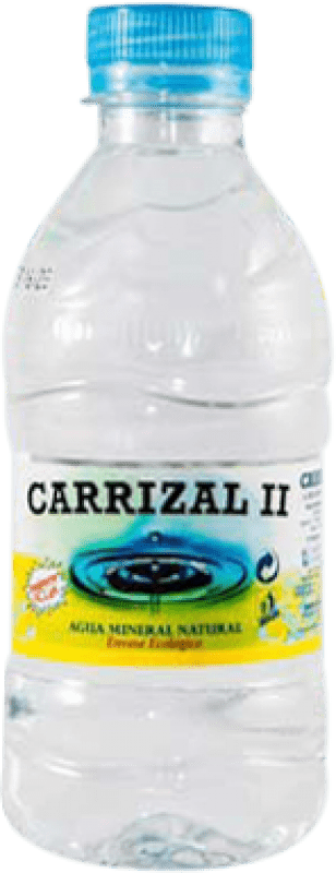 9,95 € Envío gratis | Caja de 24 unidades Agua Zerep Carrizal II Botellín Tercio 33 cl PET