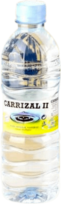 9,95 € Envío gratis | Caja de 24 unidades Agua Zerep Carrizal II Botella Medium 50 cl PET