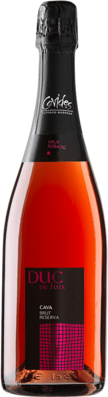9,95 € | Rosé Sparkling Wine Covides Duc de Foix Rosat Brut D.O. Cava Catalonia Spain Trepat 75 cl