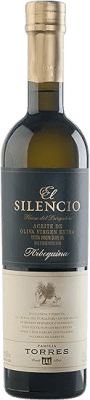 Spedizione Gratuita | Olio d'Oliva El Silencio EVO Extra Vergine Spagna Arbequina Piccola Bottiglia 25 cl
