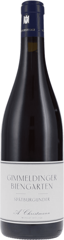 Envío gratis | Vino tinto A. Christmann Gimmeldinger Biengarten Seco V.D.P. Erste Lage Pfälz Alemania Pinot Negro 75 cl