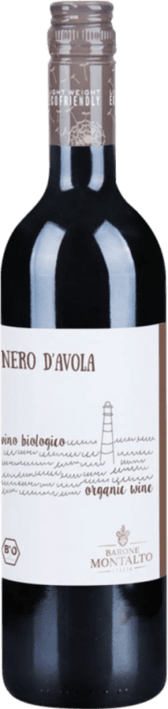 Free Shipping | Red wine Barone Montalto Montalto Dry D.O.C. Sicilia Sicily Italy Nero d'Avola 75 cl